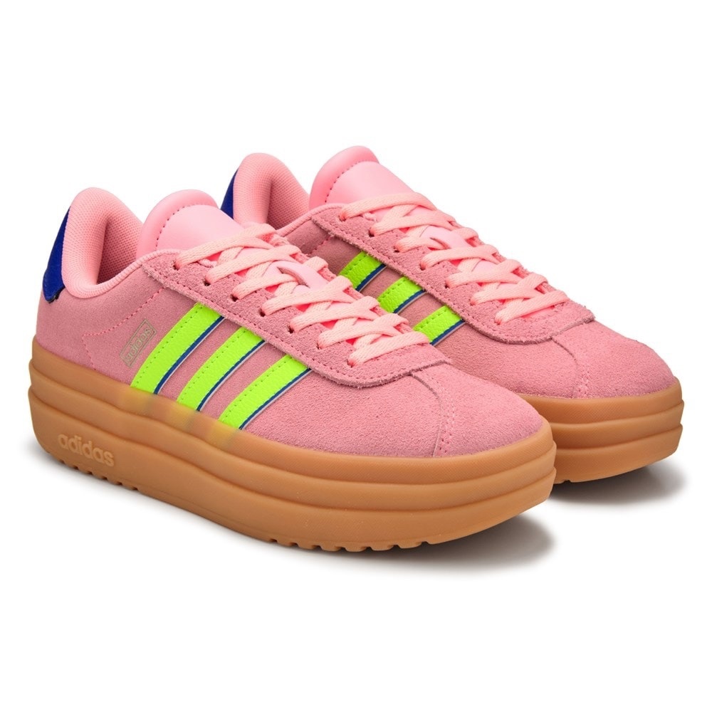 Adidas Kids' VL Court Bold Sneaker Big Kid Pink NWT